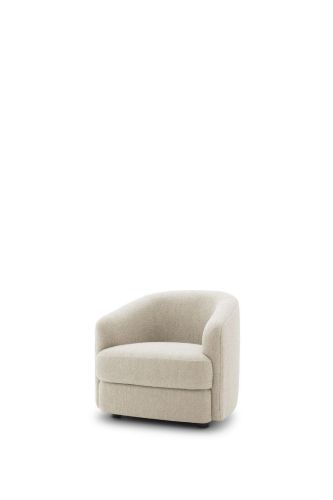 New Works Covent Lounge Chair SH: 42 cm - Nevotex Barnum Off White