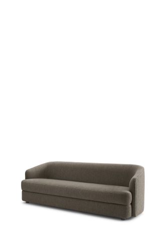 New Works Covent Sofa Deep 3 Seater SH: 42 cm - Dark Taupe