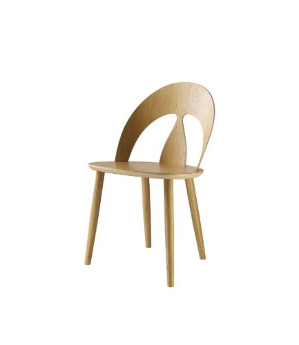 FDB Møbler J45 Børge Mogensen Skalstol Svanemærket SH: 45 cm - Eg/Natur
