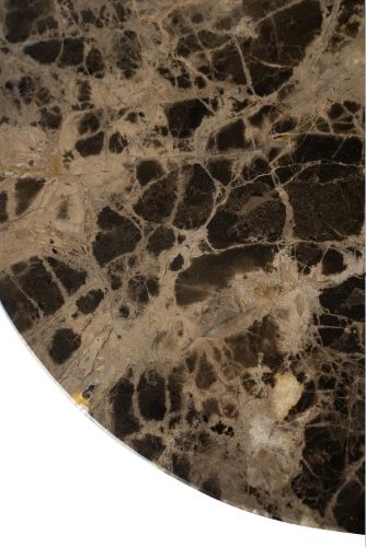 Bent Hansen Metro Sofabord Ø: 45 cm - Emperador Dark Brown