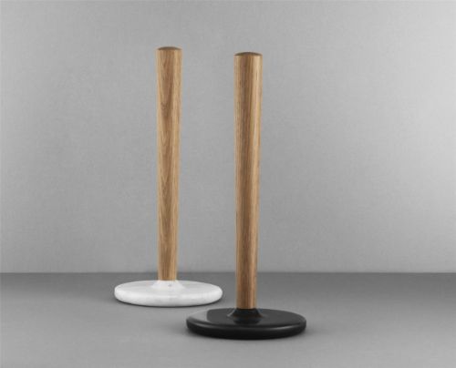 Normann Copenhagen Craft Køkkenrulle Holder - Sort Marmor/Eg