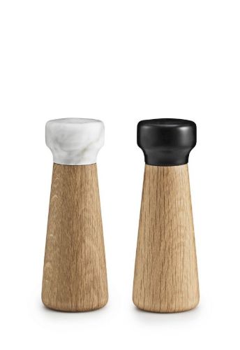 Normann Copenhagen Craft Peberkværn Lille H: 18 cm - Sort Marmor/Eg