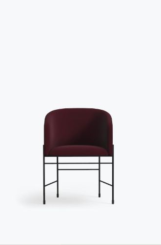 New Works Covent Chair SH: 46 cm - Kvadrat Harald 2 582