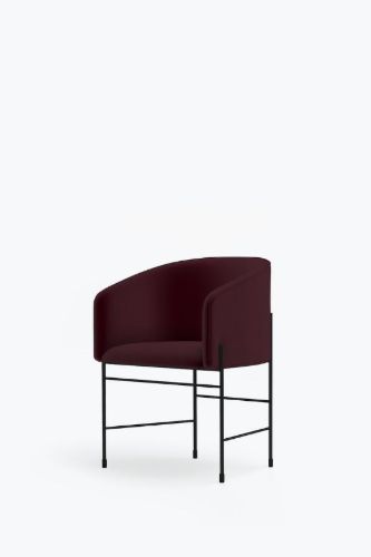 New Works Covent Chair SH: 46 cm - Kvadrat Harald 2 582