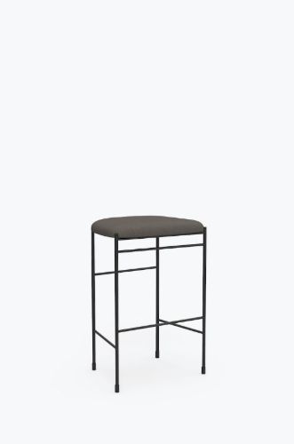 New Works Covent Bar Stool H: 65 cm - Kvadrat Remix 3 163