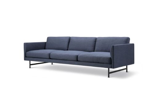 Fredericia Furniture 5623 Calmo 3 Pers. Sofa L: 250 cm - Sunniva 783/Sort Metal