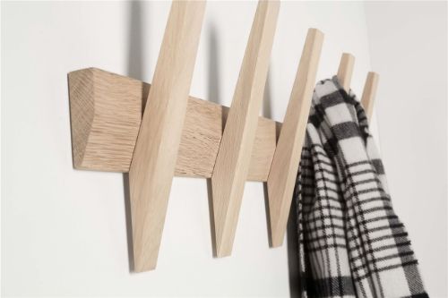 Hoigaard Tangent-5 Knagerække B: 64 cm - Hvid