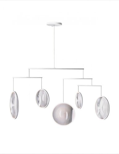 DCW Editions Focus x5 Lysekrone Ø: 160,8 cm - White