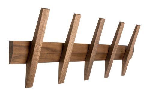 Hoigaard Tangent-5 Knagerække B: 64 cm - Valnød