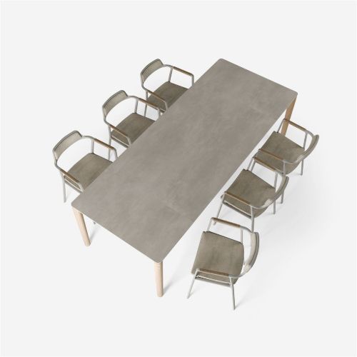 Vipp 719 Outdoor Open-Air Table L: 250 cm - Ceramic