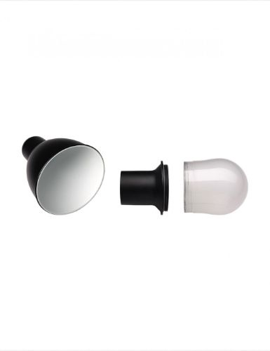 DCW Editions Lampe Gras N122 Bathroom Væglampe L: 55,2 cm - Sort/Sort