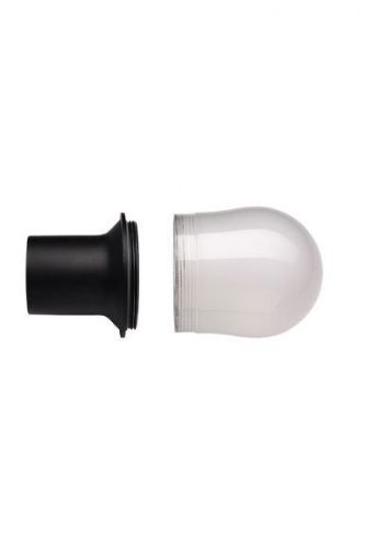 DCW Editions Lampe Gras N122 Bathroom Væglampe L: 55,2 cm - Sort/Polycarbonat