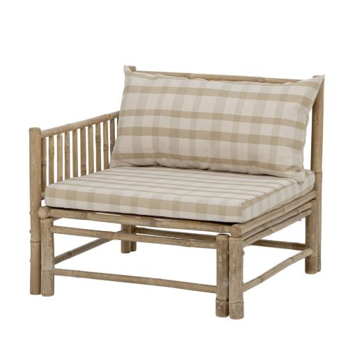 Bloomingville Korfu Modul Sofa Venstre Hjørne SH: 37 cm - Bambus/Natur