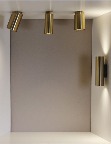 DCW Editions Tobo W65 Væglampe H: 22 cm - Messing