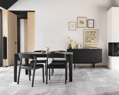 Skovby Skænk SM304 146 x 80 cm - Hvidolieret Eg