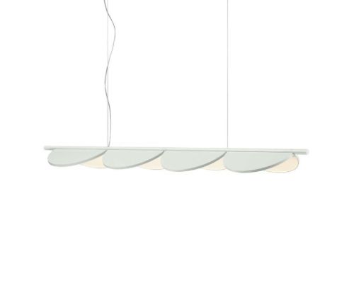 FLOS Almendra S4 Linear Loftlampe L: 166,5 cm - Off White