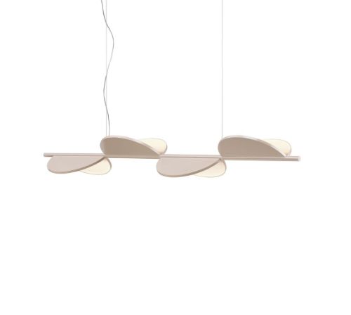 FLOS Almendra S4 Linear Loftlampe L: 166,5 cm - Nude