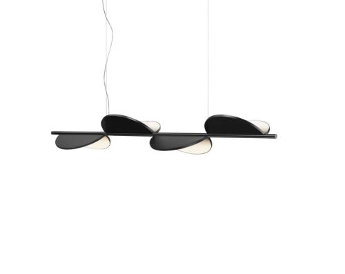 FLOS Almendra S4 Linear Loftlampe L: 166,5 cm - Anthracite