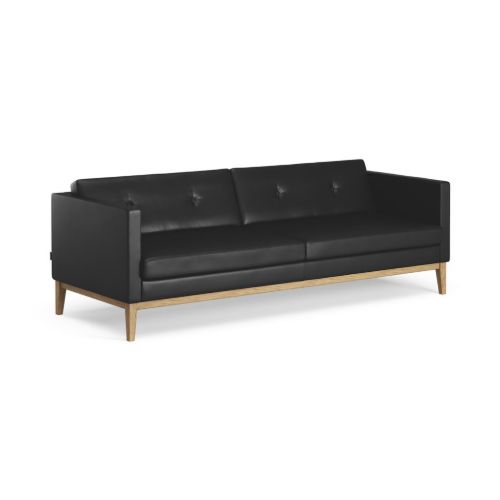 Swedese Madison 3 pers. Sofa med Knapper B: 210 cm - Olieret Eg/Soft 99999