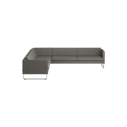 Swedese Madison Hjørnesofa B: 287 cm - Krom/Main Line Flax 26