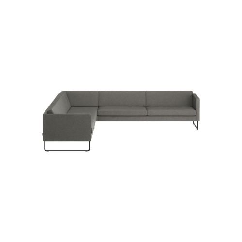 Swedese Madison Hjørnesofa B: 287 cm - Sort/Main Line Flax 26
