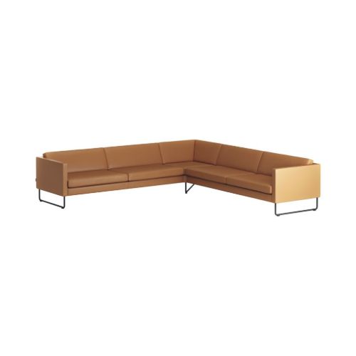 Swedese Madison Hjørnesofa B: 287 cm - Sort/Soft 54035