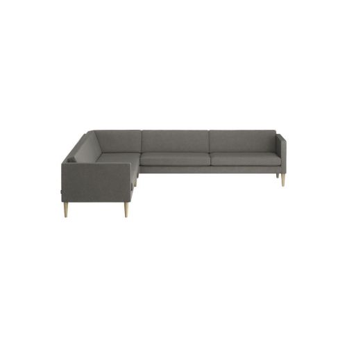 Swedese Madison Hjørnesofa B: 287 cm - Lakeret Eg/Main Line Flax 26