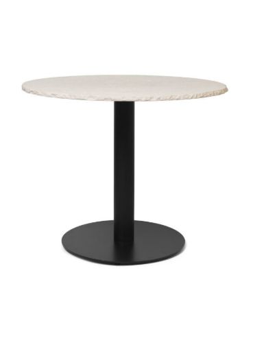 Ferm Living Mineral Dining Table Ø: 90 cm - Bianco Curia