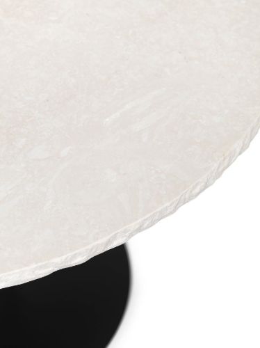 Ferm Living Mineral Dining Table Ø: 90 cm - Bianco Curia
