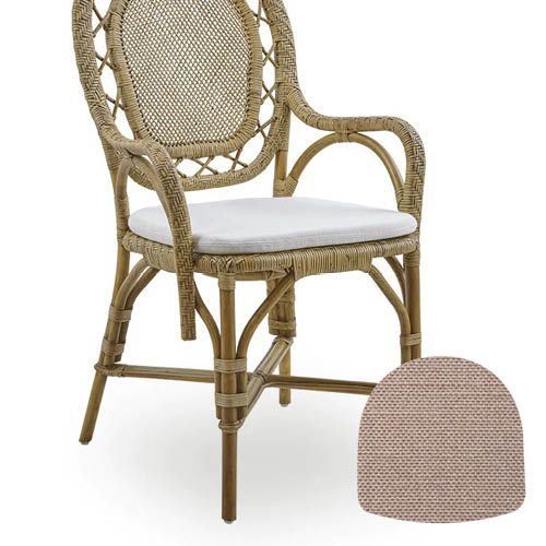 Sika-Design Hynde til Romantica Spisebordsstol 45x43 cm - A656 Wolota Old Rose