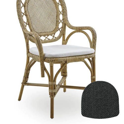 Sika-Design Hynde til Romantica Spisebordsstol 45x43 cm - A669 Rintin Oxalis Dark Grey