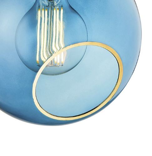 Design By Us Ballroom Pendant Ø: 20 cm - Blue Sky/Gold