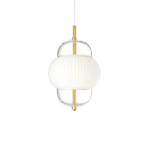 Design By Us Shahin Pendant Ø: 23 cm - Opal/Brass