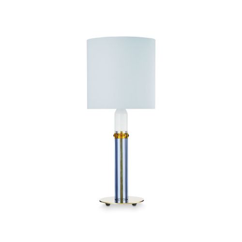 Design By Us Carnival Table Lamp H: 72 cm - Light Blue/Amber/White/Clear