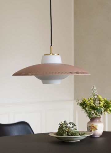 Warm Nordic Opal Shade Pendel Ø: 43 cm - Light Hazel Brown
