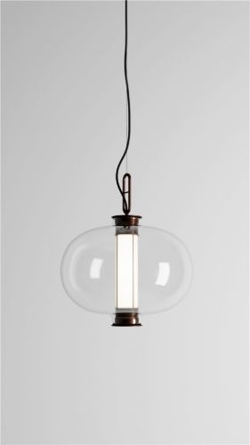 Parachilna Bai T Ma Ma Outdoor Pendel Ø: 50 cm - Dark Brown/Transparent