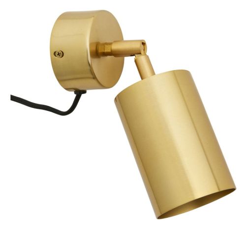 Nordal Maia Væglampe/Spotlys H: 19,5 cm - Guld