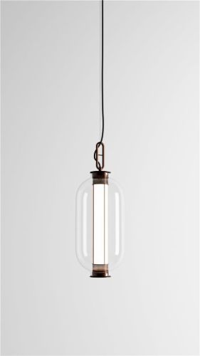 Parachilna Bai T Ba Ba Outdoor Pendel Ø: 27 cm - Dark Brown/Transparent