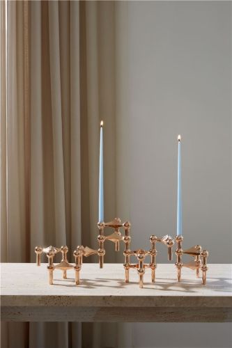 STOFF Nagel Taper Candles by Ester & Erik 6 pcs H: 29 cm - Sky Blue