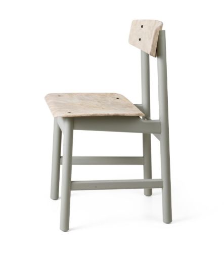Mater Conscious Chair BM3162 SH: 46 cm - Grey Beech/Wood Grey
