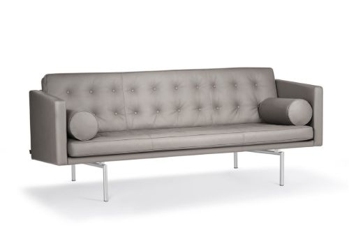 DUX Ritzy 3 Pers. Sofa L: 210 cm - Chrome/Elmo Soft 13087