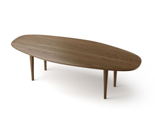 Brdr. Krüger Jari Sofabord E130 130 x 58 cm - Røget Eg/Olieret