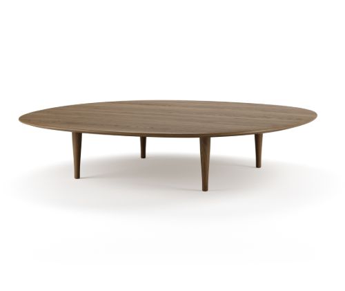 Brdr. Krüger Jari Sidebord C118 Ø: 118 cm - Røget Eg/Olieret