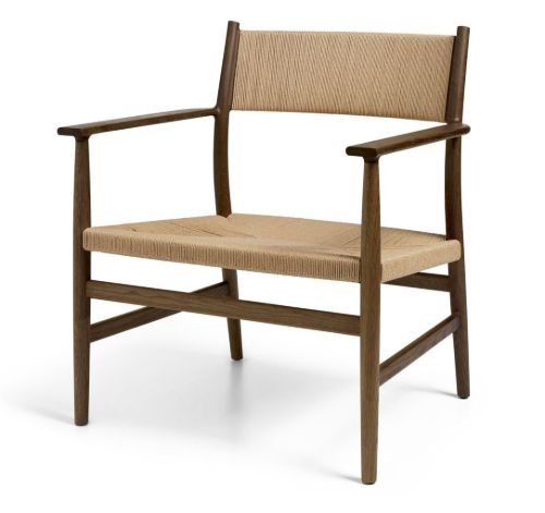 Brdr. Krüger ARV Lounge Chair SH: 37 cm - Waxed Oiled Smoked Oak