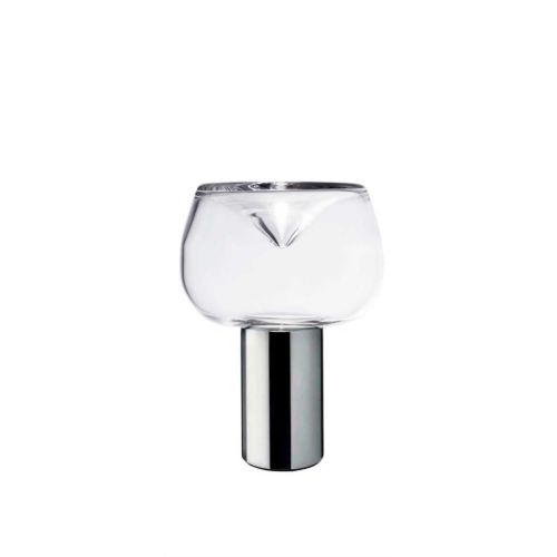 Lampefeber Aella Bold T Bordlampe Ø21 - Krom/Transparent