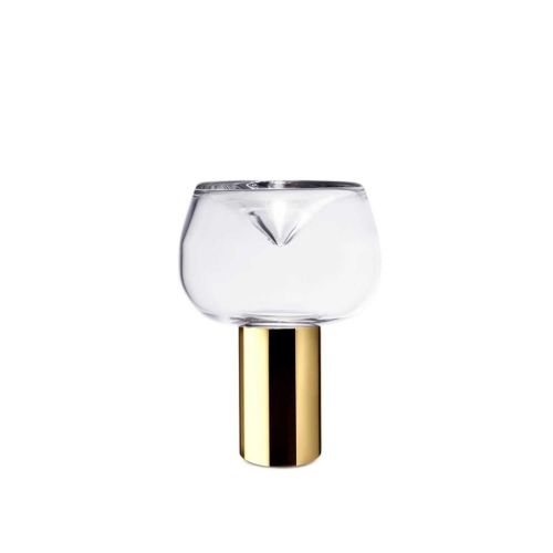 Lampefeber Aella Bold T Bordlampe Ø21 - Guld/Transparent