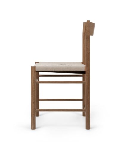 Brdr. Krüger F Chair SH: 45 cm - Fumed Oak / Webbing