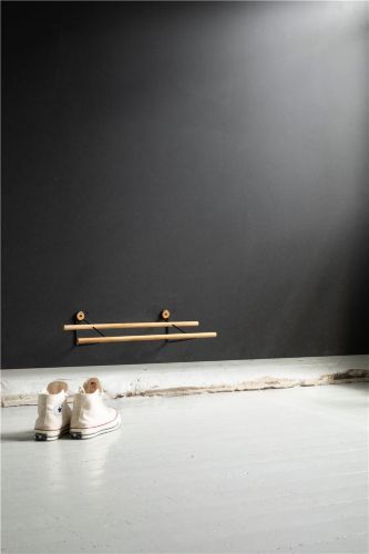 We Do Wood Shoe Rack Small L: 60 cm - Oak/Black