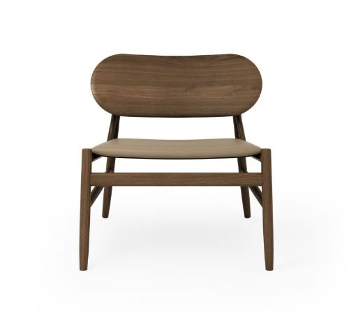 Brdr Krüger Ferdinand Lounge Stol SH: 41,5 cm - Røget Eg/Almond 30150