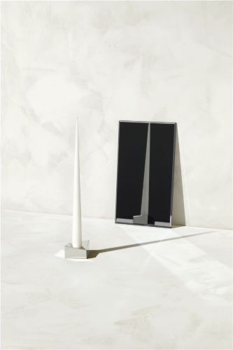 STOFF Nagel Reflect Candle Holder Large D: 5,5 cm - Chrome